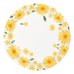  Papptallrikar - Sweet Daisy, 18cm, 8-pack