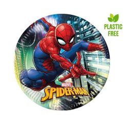  Papptallrikar Spiderman, 23cm, 8-pack