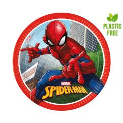  Papptallrikar- Spiderman Crime Fighter, 23cm, 8-pack