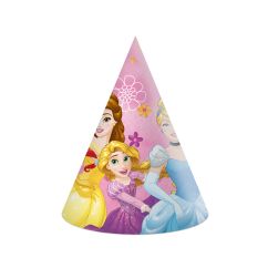  Partyhattar - Disney Prinsessor, 6-pack