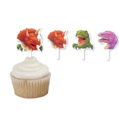  Cake Picks - Dinosaurier, 12-pack