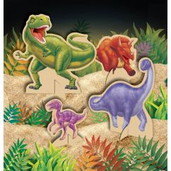  Bordsdekoration - Dinosaurier, 4-pack