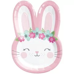  Birthday Bunny papptallrikar, 8-pack