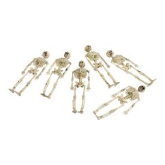  Små skelett, 6-pack, 15cm
