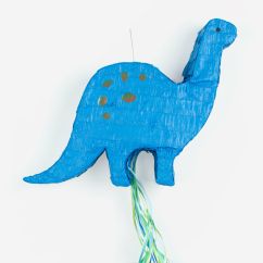  Piñata - Dinosaurie, Blå, 35x45cm