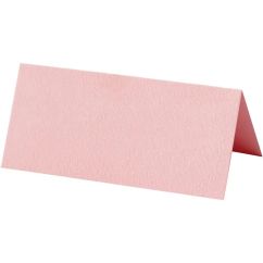  Placeringskort - Rosa, 20-pack, 4x9cm
