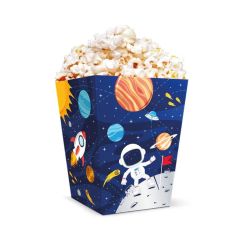  Popcornbägare - Rymden, 6-pack