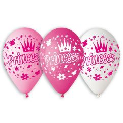  Rosa ballonger - Princess Mix, 5-pack