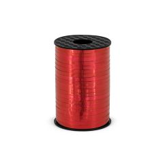  Röd metallic presentband, 225m