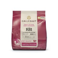 Callebaut Callebaut RB1 Ruby chokladknappar 400g