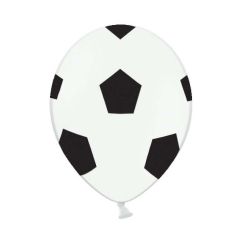  Ballonger - Fotboll, 30cm, 6-pack
