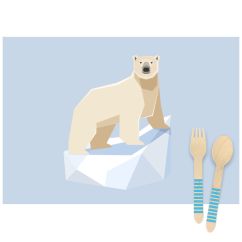  Bordstabletter - Arktiska djur, 6-pack