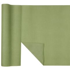  Bordslöpare Airlaid Pre-cut- Olivgrön, 40cm x 4,8m