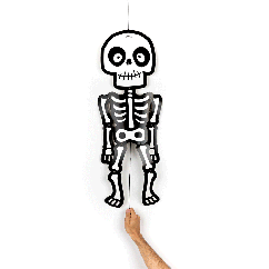  DIY Halloween - Dansande skelett