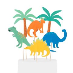  Dekorationspinnar- Dinosaurier, 6-pack
