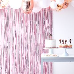  Backdrop - metallskimrande rosa,100x250cm