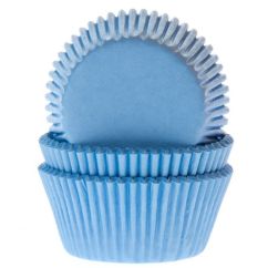 House of Marie Mini-muffinsformar - Ljusblå, 60-pack