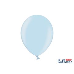  Metallskimrande ljusblåa ballonger - 30cm, 10-pack