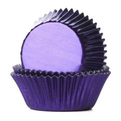 House of Marie Muffinsformar - Folie, lila, 24-pack