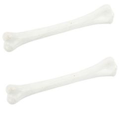  Vita skelettben - 12 cm, 2-pack