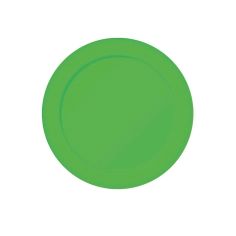  Papptallrikar - Neongrön, 23cm, 6-pack