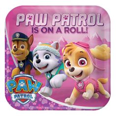  Papperstallrikar - Paw Patrol, Skye & Everest, 23cm, 8-pack