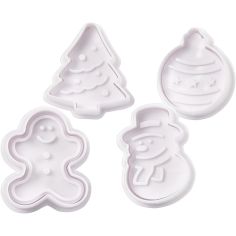  Utstickare Plunger - Jul, 4-pack