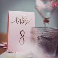  Bordsnummer Table 1-10, Rose gold
