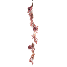  Girlang med rosor - Purpur, 1,5m