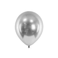  Chrome ballong - Silverfärgad, 30cm, 50-pack