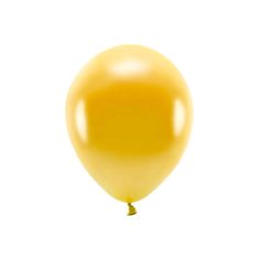  EKO metallskimrande ballonger - Guld, 30cm, 10-pack