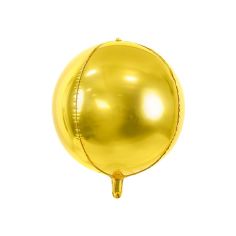  Folieballong - Guldfärgat klot, 40cm