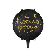  Folieballong - Hocus Pocus, Svart, 45cm