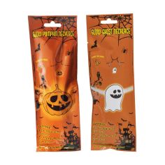  Självlysande Halloweenhalsband - Pumpa och spöke, Sortiment 1-pack