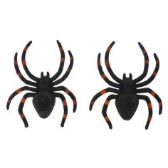  Spindlar - Svart sammet, 13cm, 2-pack