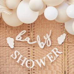  Banner - Baby Shower, Moln