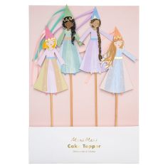  Dekorationspinnar - Magiska prinsessor, 4-pack