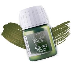 Fractal Colors Livsmedelsfärg - MetallInk Food Paint - Olive Gold, 30g
