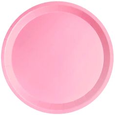  Papptallrikar - Rosa, Ø20,5 cm, 10 st