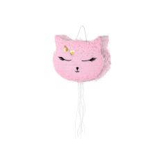  Piñata - Rosa katt, 35cm