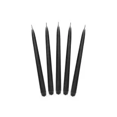  Ljus - Svarta, 24cm, 10-pack