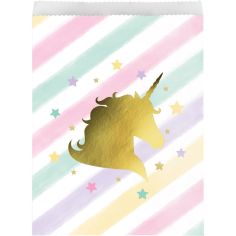  Presentpåsar av papper - Unicorn Sparkle, 10-pack