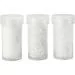  Konstgjord snör - Glitter, vit, 3-pack