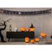  Svart Banner - Happy Halloween, 3M