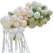  Ballongbåge - Botanical sage/vit, 70 ballonger