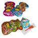  Dino Popping Candy & Lolly + stickers, 3-pack