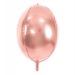  Folieballong - Roséfärgat klot, 40cm