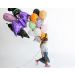  Folieballong - Lila fladdermus, 119,5x51cm