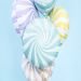  Folieballong - Ljusblå - Candy Pastel
