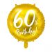  Folieballong - 60th Birthday, gyllene, 45cm